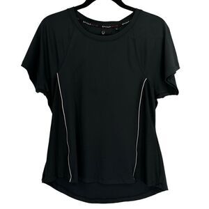Spyder Active Crew Neck Athletic Tee‎ Shirt Black Large